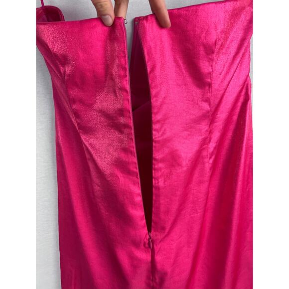 Superdown Dress Pink Strapless Mini Hoco Formal Party Sexy Flirty Occasion Girly - Picture 4 of 6